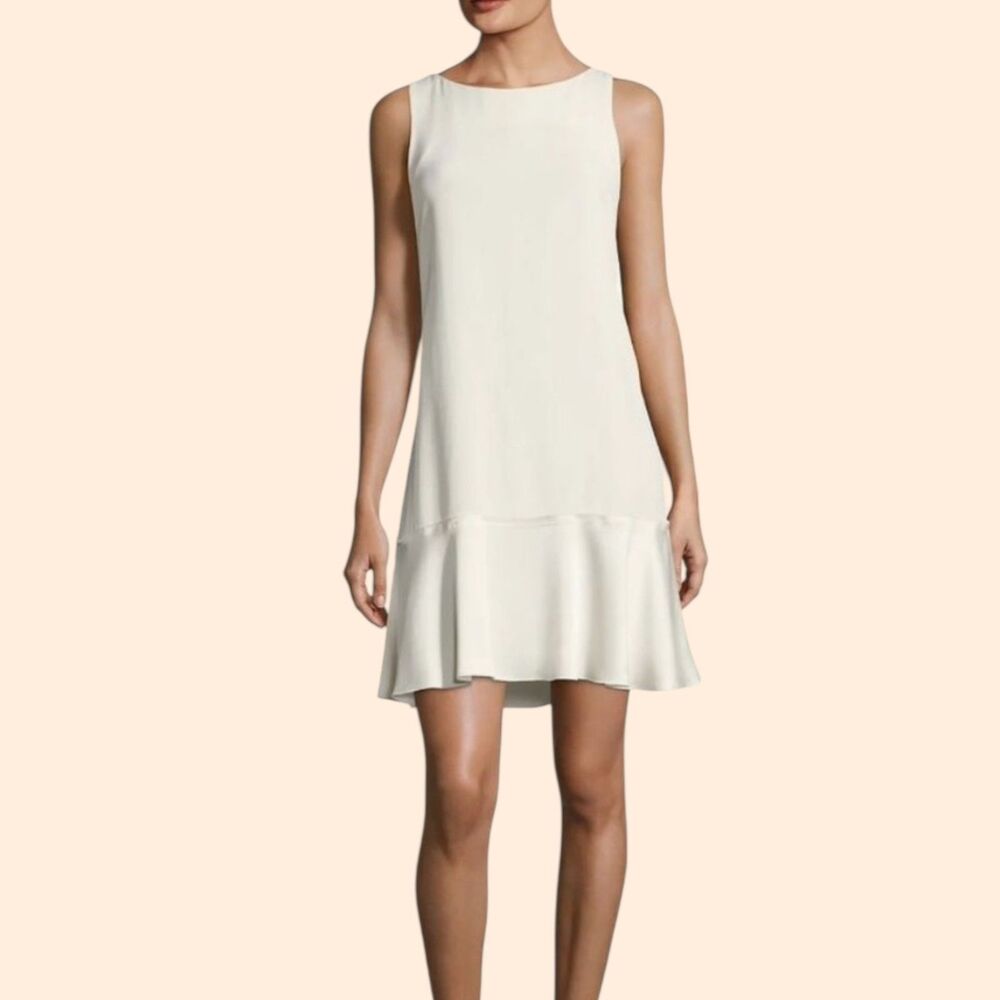 Theory Flirty Thirty Crepe Mini Dress
